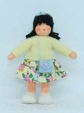 Girl Doll (miniature bendable felt doll, light skin)