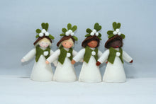 Mistletoe Fairy Doll – 2.5", 3" & 3.5" Handmade Felt Waldorf Decorations by Ambrosius