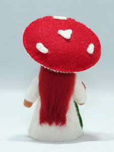 2.5" Mushroom Fairy (handmade doll) - Legacy Collection - Fundraiser