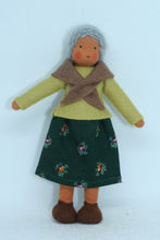 Grandmother Doll (miniature bendable felt doll)