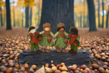 Acorn Pixie Doll – 3.5” Handmade Felt Waldorf Decoration by Ambrosius