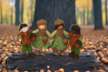 Handmade Acorn Pixie Doll by Ambrosius – Eco-Friendly Wool Felt Waldorf Toy from Eco Flower Fairies LLC