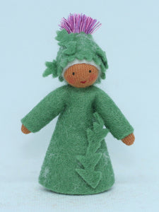 Handmade Burdock Fairy Doll by Ambrosius – Eco-Friendly Wool Felt Waldorf Toy from Eco Flower Fairies LLC