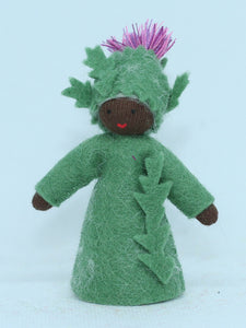 Handmade Burdock Fairy Doll by Ambrosius – Eco-Friendly Wool Felt Waldorf Toy from Eco Flower Fairies LLC