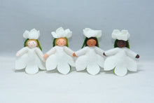 Christmas Rose Princess Doll – 2.5” Handmade Felt Waldorf Decoration by Ambrosius