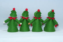 Christmas Tree Fairy Doll – 2.5” & 3.5" Handmade Felt Waldorf Decorations by Ambrosius