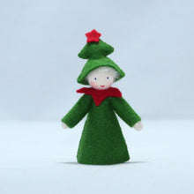 Handmade Christmas Tree Fairy Doll by Ambrosius – Eco-Friendly Wool Felt Waldorf Toy from Eco Flower Fairies LLC