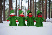 Handmade Christmas Tree Fairy Doll by Ambrosius – Eco-Friendly Wool Felt Waldorf Toy from Eco Flower Fairies LLC