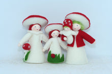 Handmade Fly Agaric Fairy Doll Set by Ambrosius – Eco-Friendly Wool Felt Waldorf Toy from Eco Flower Fairies LLC