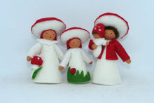 Handmade Fly Agaric Fairy Doll Set by Ambrosius – Eco-Friendly Wool Felt Waldorf Toy from Eco Flower Fairies LLC