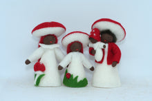 Handmade Fly Agaric Fairy Doll Set by Ambrosius – Eco-Friendly Wool Felt Waldorf Toy from Eco Flower Fairies LLC