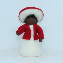 Handmade Fly Agaric Fairy Doll by Ambrosius – Eco-Friendly Wool Felt Waldorf Toy from Eco Flower Fairies LLC