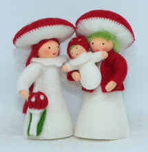 Handmade Fly Agaric Fairy Doll by Ambrosius – Eco-Friendly Wool Felt Waldorf Toy from Eco Flower Fairies LLC