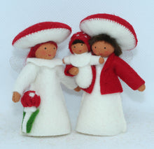 Handmade Fly Agaric Fairy Doll by Ambrosius – Eco-Friendly Wool Felt Waldorf Toy from Eco Flower Fairies LLC