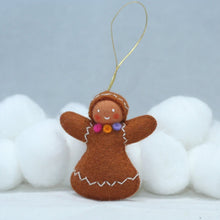 Handmade Christmas Gingerbread Doll by Ambrosius – Eco-Friendly Wool Felt Waldorf Toy from Eco Flower Fairies LLC