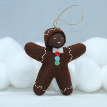 Handmade Christmas Gingerbread Doll by Ambrosius – Eco-Friendly Wool Felt Waldorf Toy from Eco Flower Fairies LLC