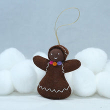 Handmade Christmas Gingerbread Doll by Ambrosius – Eco-Friendly Wool Felt Waldorf Toy from Eco Flower Fairies LLC