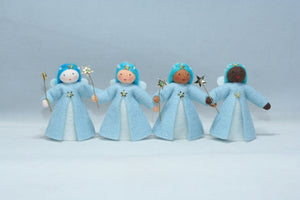 Blue Aurora Fairy | Waldorf Doll Shop | Eco Flower Fairies | Handmade by Ambrosius