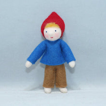 Handmade Elf Helper Doll by Ambrosius – Eco-Friendly Wool Felt Waldorf Toy from Eco Flower Fairies LLC