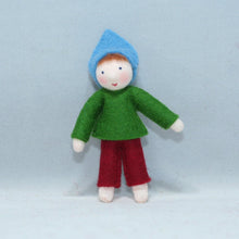Handmade Elf Helper Doll by Ambrosius – Eco-Friendly Wool Felt Waldorf Toy from Eco Flower Fairies LLC