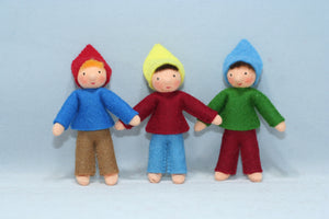Elf Helper Doll – 3.5” Handmade Felt Waldorf Decoration by Ambrosius