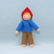 Handmade Elf Helper Doll by Ambrosius – Eco-Friendly Wool Felt Waldorf Toy from Eco Flower Fairies LLC