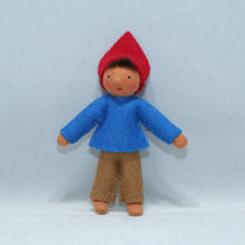 Handmade Elf Helper Doll by Ambrosius – Eco-Friendly Wool Felt Waldorf Toy from Eco Flower Fairies LLC