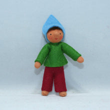 Handmade Elf Helper Doll by Ambrosius – Eco-Friendly Wool Felt Waldorf Toy from Eco Flower Fairies LLC