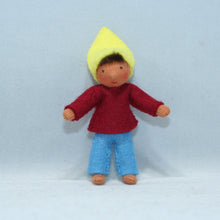 Handmade Elf Helper Doll by Ambrosius – Eco-Friendly Wool Felt Waldorf Toy from Eco Flower Fairies LLC