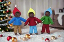 Handmade Elf Helper Doll by Ambrosius – Eco-Friendly Wool Felt Waldorf Toy from Eco Flower Fairies LLC