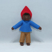 Handmade Elf Helper Doll by Ambrosius – Eco-Friendly Wool Felt Waldorf Toy from Eco Flower Fairies LLC