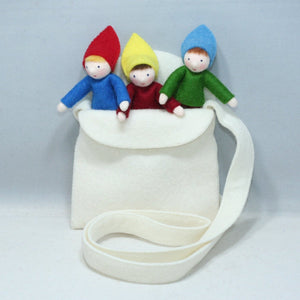 Handmade Elf Helper Doll by Ambrosius – Eco-Friendly Wool Felt Waldorf Toy from Eco Flower Fairies LLC