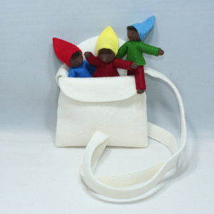 Handmade Elf Helper Doll by Ambrosius – Eco-Friendly Wool Felt Waldorf Toy from Eco Flower Fairies LLC