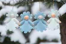 Handmade Snowflake Princess Doll by Ambrosius – Eco-Friendly Wool Felt Waldorf Toy from Eco Flower Fairies LLC