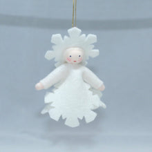 Handmade Snowflake Princess Doll by Ambrosius – Eco-Friendly Wool Felt Waldorf Toy from Eco Flower Fairies LLC