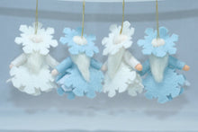 Snowflake Princess Doll – 2.5" Handmade Felt Waldorf Decoration by Ambrosius