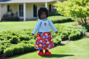 Handmade Mother Doll by Ambrosius – Eco-Friendly Wool Felt Waldorf Toy from Eco Flower Fairies LLC