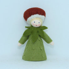 Handmade Chestnut Fairy Doll by Ambrosius – Eco-Friendly Wool Felt Waldorf Toy from Eco Flower Fairies LLC