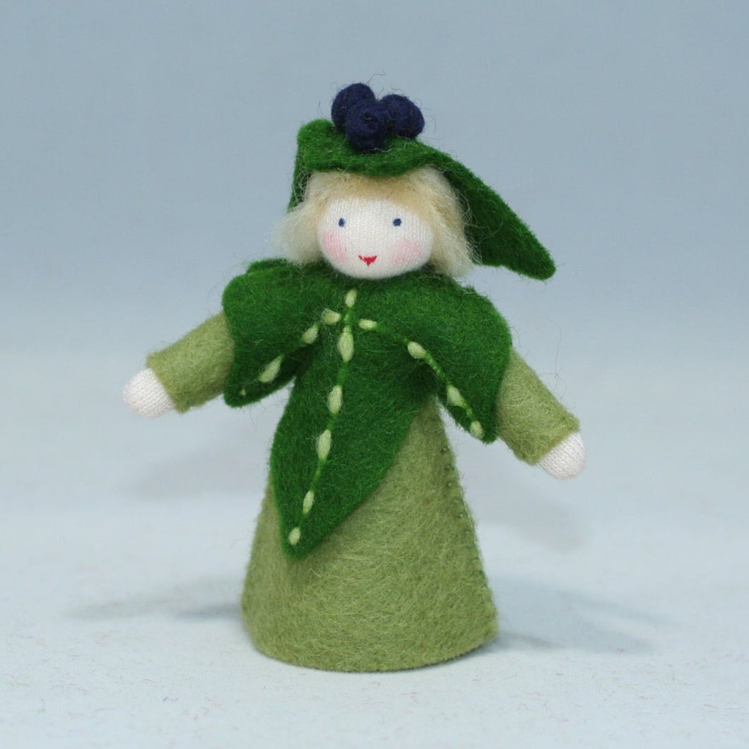 Handmade Ivy Fairy Doll by Ambrosius – Eco-Friendly Wool Felt Waldorf Toy from Eco Flower Fairies LLC