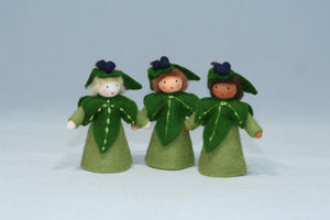Handmade Ivy Fairy Doll by Ambrosius – Eco-Friendly Wool Felt Waldorf Toy from Eco Flower Fairies LLC
