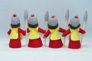 Halloween Royal Doll – 3" Handmade Felt Waldorf Decoration by Ambrosius