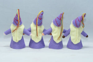 Halloween Royal Doll – 3" Handmade Felt Waldorf Decoration by Ambrosius