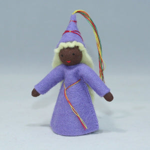 Handmade Halloween Princess Doll by Ambrosius – Eco-Friendly Wool Felt Waldorf Toy from Eco Flower Fairies LLC