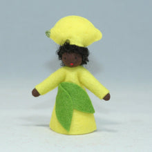 Handmade Lemon Fairy Doll by Ambrosius – Eco-Friendly Wool Felt Waldorf Toy from Eco Flower Fairies LLC