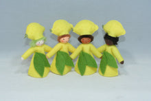Lemon Fairy Doll – 2.5" & 3" Handmade Felt Waldorf Decoration by Ambrosius