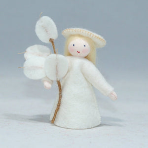 Handmade Lunaria Fairy Doll by Ambrosius – Eco-Friendly Wool Felt Waldorf Toy from Eco Flower Fairies LLC