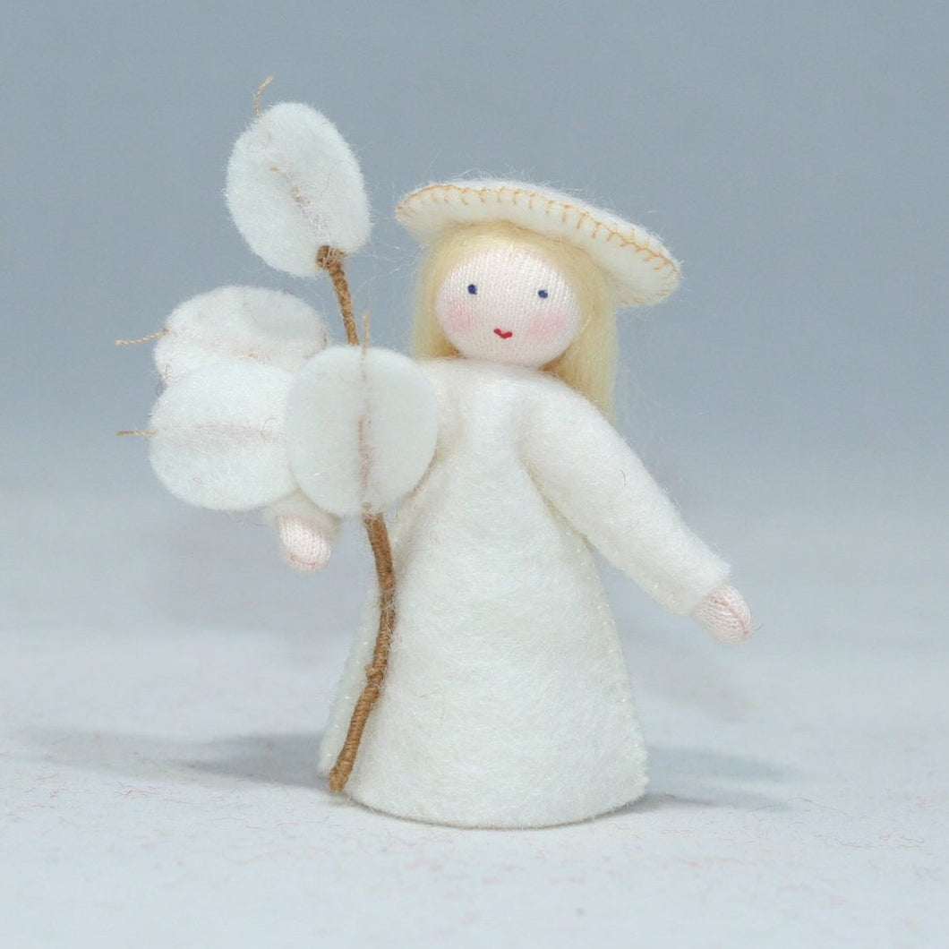 Handmade Lunaria Fairy Doll by Ambrosius – Eco-Friendly Wool Felt Waldorf Toy from Eco Flower Fairies LLC
