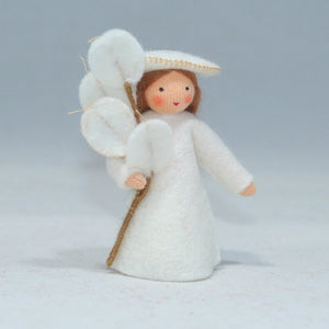 Handmade Lunaria Fairy Doll by Ambrosius – Eco-Friendly Wool Felt Waldorf Toy from Eco Flower Fairies LLC