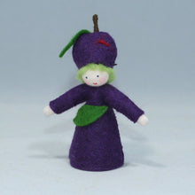 Handmade Plum Fairy Doll by Ambrosius – Eco-Friendly Wool Felt Waldorf Toy from Eco Flower Fairies LLC