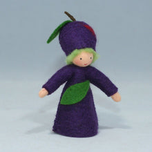 Handmade Plum Fairy Doll by Ambrosius – Eco-Friendly Wool Felt Waldorf Toy from Eco Flower Fairies LLC